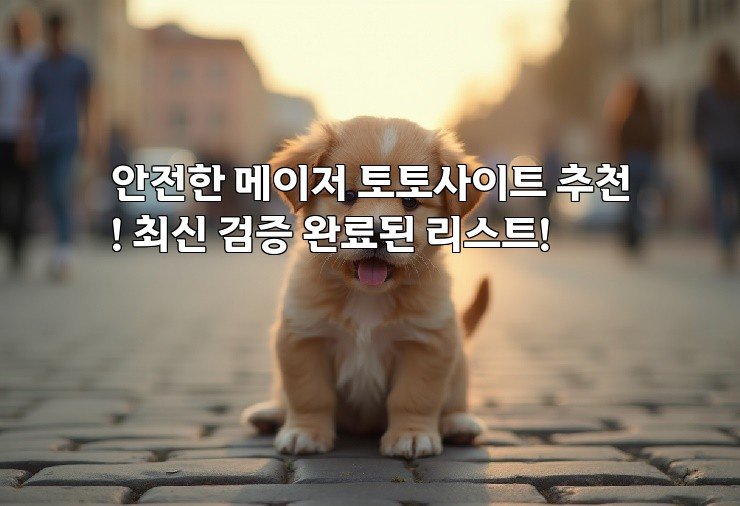 안전한 메이저 토토사이트 추천! 최신 검증 완료된 리스트!