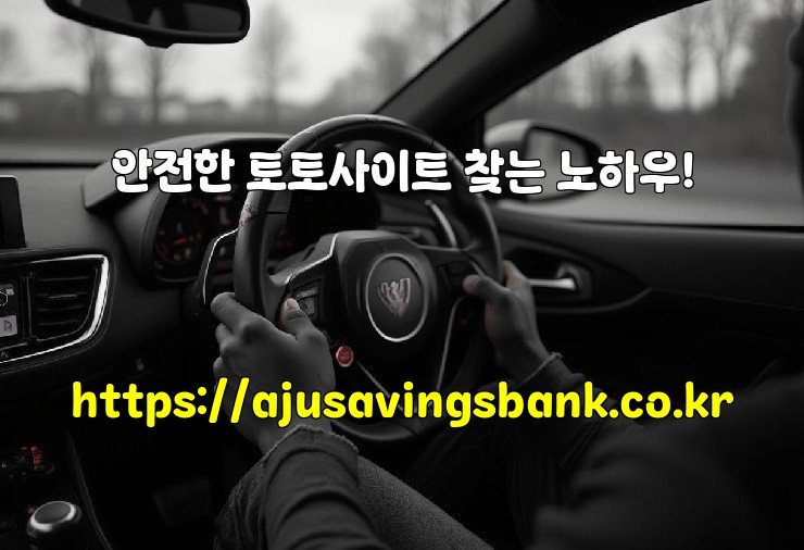 안전한 토토사이트 찾는 노하우!