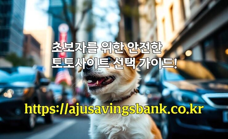 초보자를 위한 안전한 토토사이트 선택 가이드!