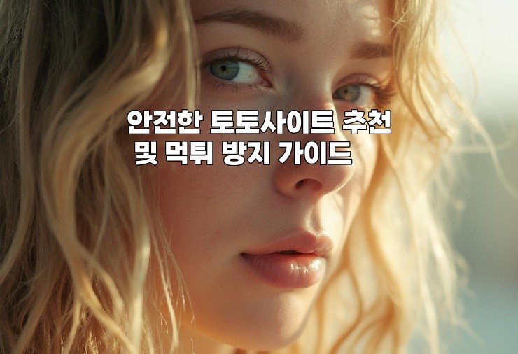 안전한 토토사이트 추천 및 먹튀 방지 가이드