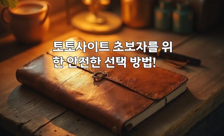 토토사이트 초보자를 위한 안전한 선택 방법!