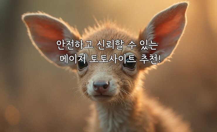 안전하고 신뢰할 수 있는 메이저 토토사이트 추천!