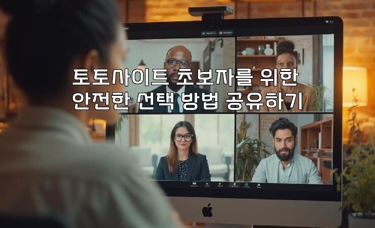 토토사이트 초보자를 위한 안전한 선택 방법 공유하기