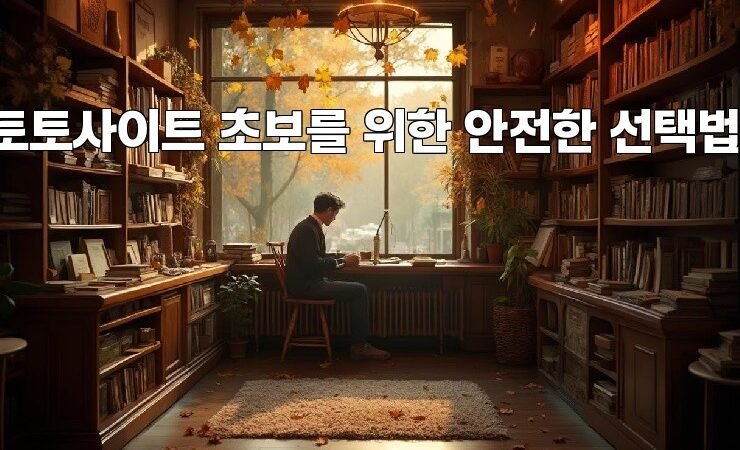 토토사이트 초보를 위한 안전한 선택법!