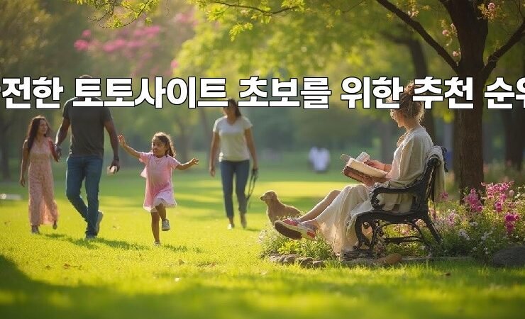 안전한 토토사이트 초보를 위한 추천 순위!