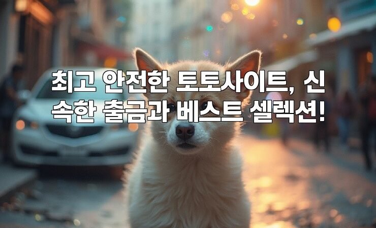 최고 안전한 토토사이트, 신속한 출금과 베스트 셀렉션!