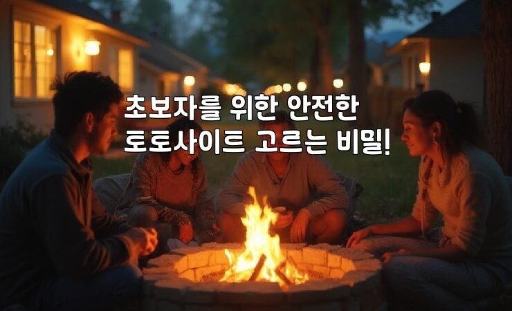 초보자를 위한 안전한 토토사이트 고르는 비밀!