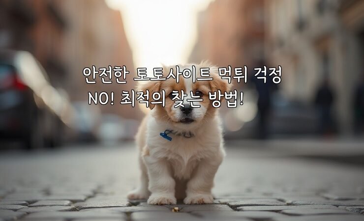 안전한 토토사이트 먹튀 걱정 NO! 최적의 찾는 방법!