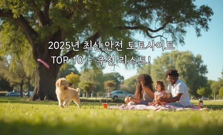 2025년 최신 안전 토토사이트 TOP 10 – 추천 리스트!