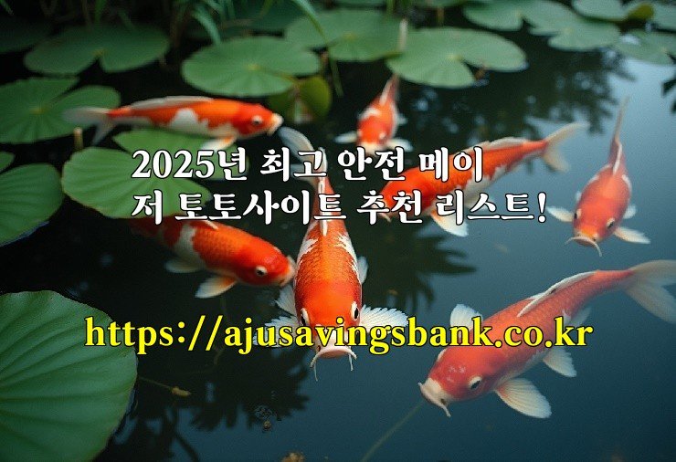 2025년 최고 안전 메이저 토토사이트 추천 리스트!