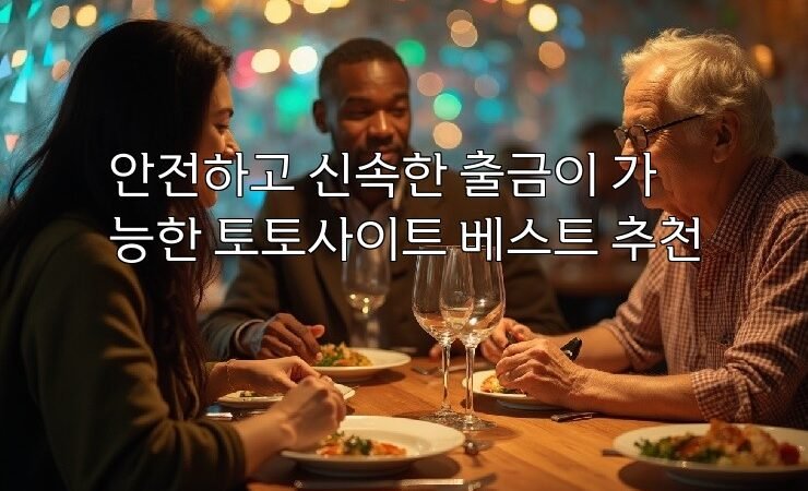 안전하고 신속한 출금이 가능한 토토사이트 베스트 추천