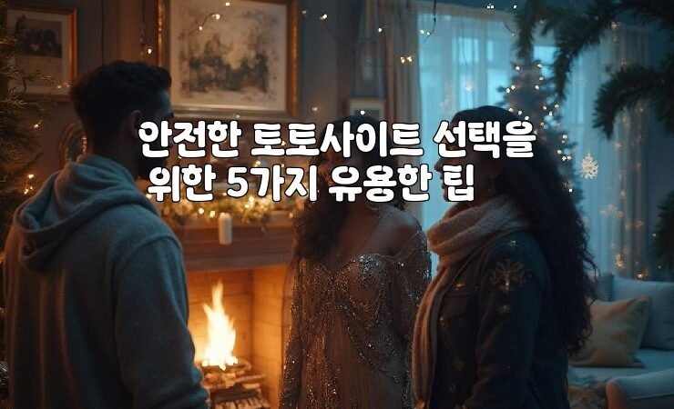 안전한 토토사이트 선택을 위한 5가지 유용한 팁