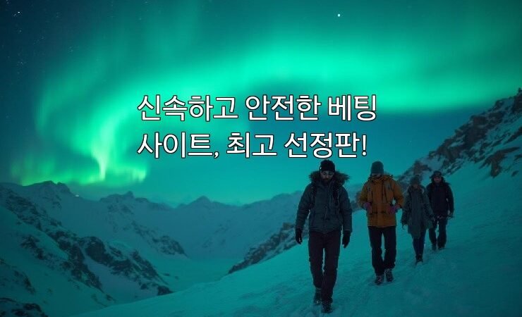 신속하고 안전한 베팅 사이트, 최고 선정판!