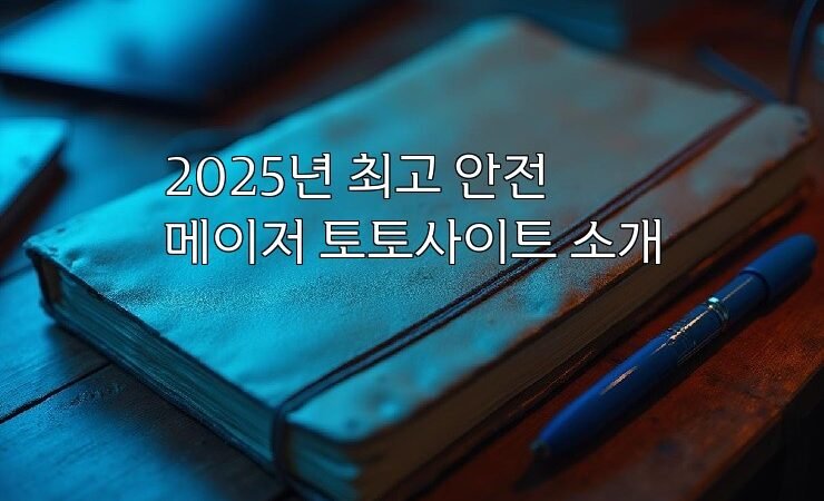2025년 최고 안전 메이저 토토사이트 소개