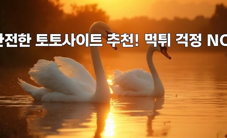 안전한 토토사이트 추천! 먹튀 걱정 NO!