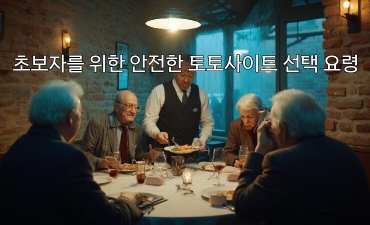 초보자를 위한 안전한 토토사이트 선택 요령