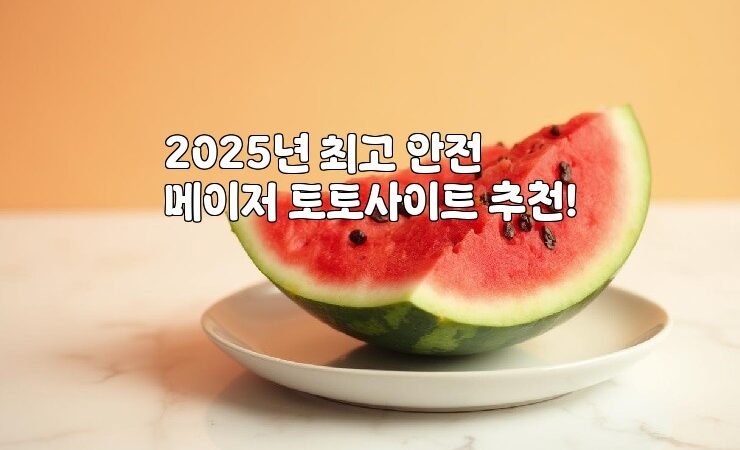 2025년 최고 안전 메이저 토토사이트 추천!