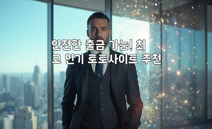 안전한 출금 가능! 최고 인기 토토사이트 추천