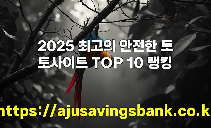 2025 최고의 안전한 토토사이트 TOP 10 랭킹
