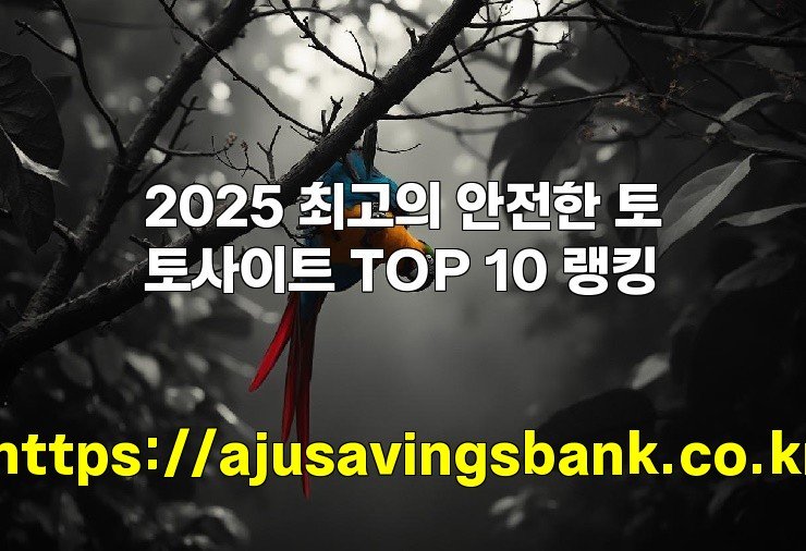 2025 최고의 안전한 토토사이트 TOP 10 랭킹