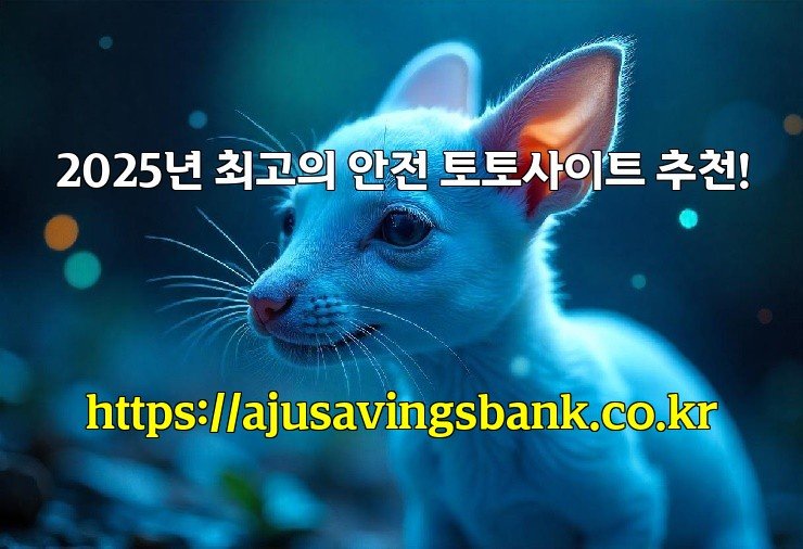 2025년 최고의 안전 토토사이트 추천!