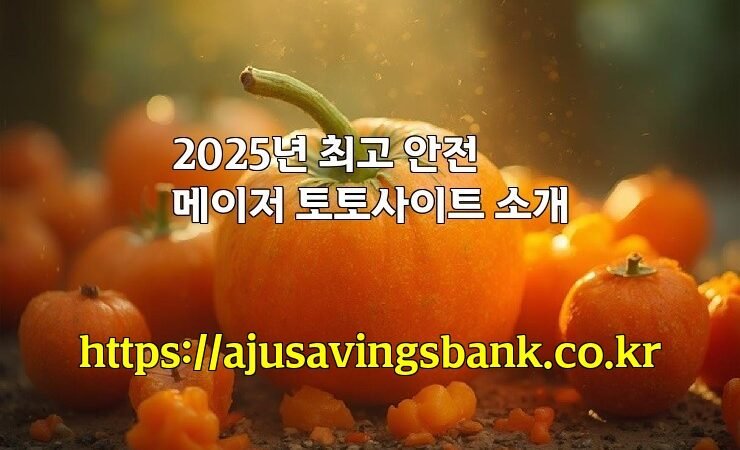 2025년 최고 안전 메이저 토토사이트 소개