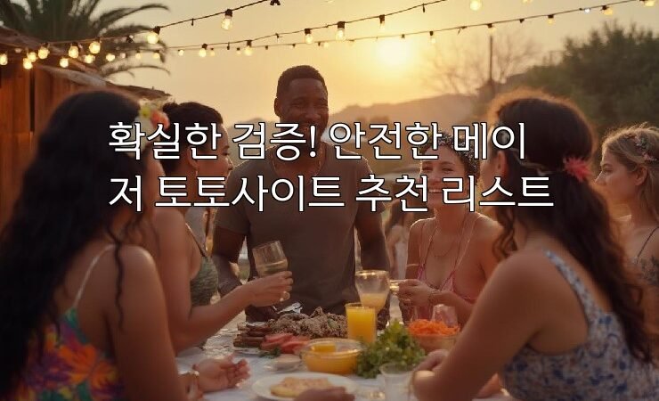 확실한 검증! 안전한 메이저 토토사이트 추천 리스트