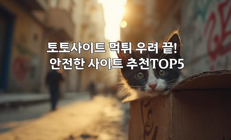 토토사이트 먹튀 우려 끝! 안전한 사이트 추천TOP5