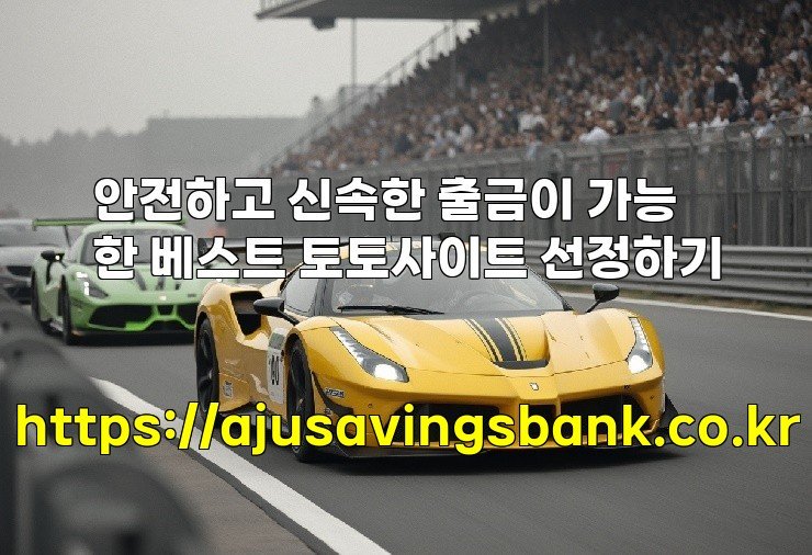 안전하고 신속한 출금이 가능한 베스트 토토사이트 선정하기