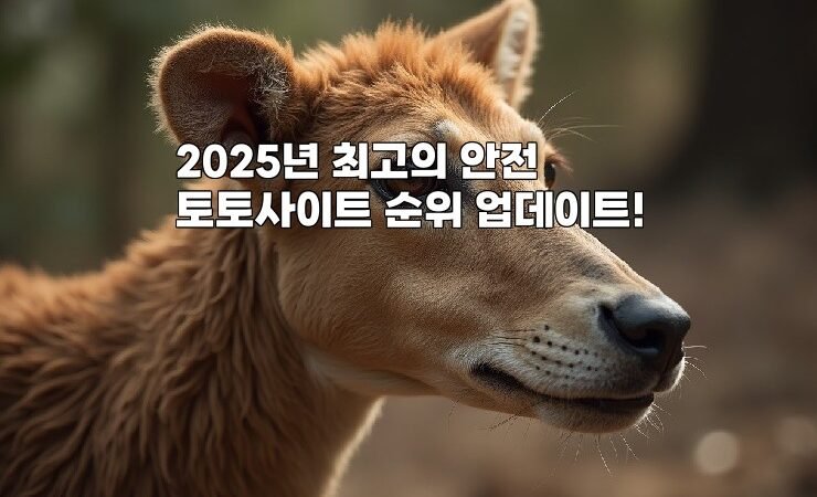 2025년 최고의 안전 토토사이트 순위 업데이트!