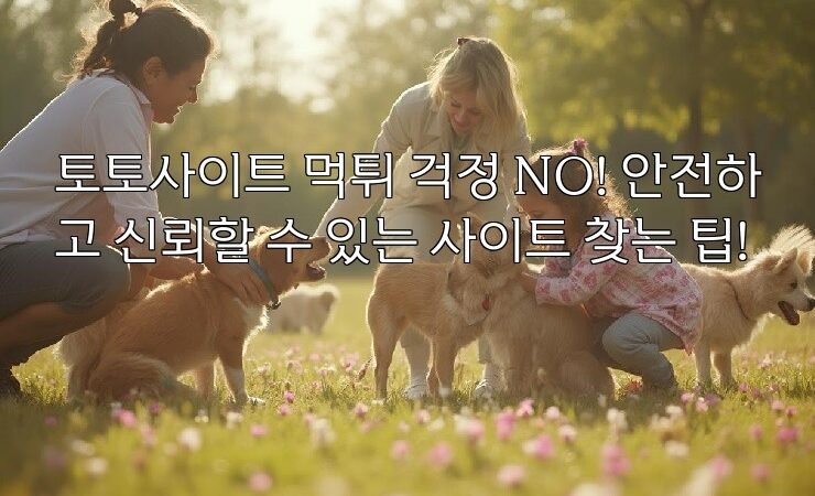 토토사이트 먹튀 걱정 NO! 안전하고 신뢰할 수 있는 사이트 찾는 팁!