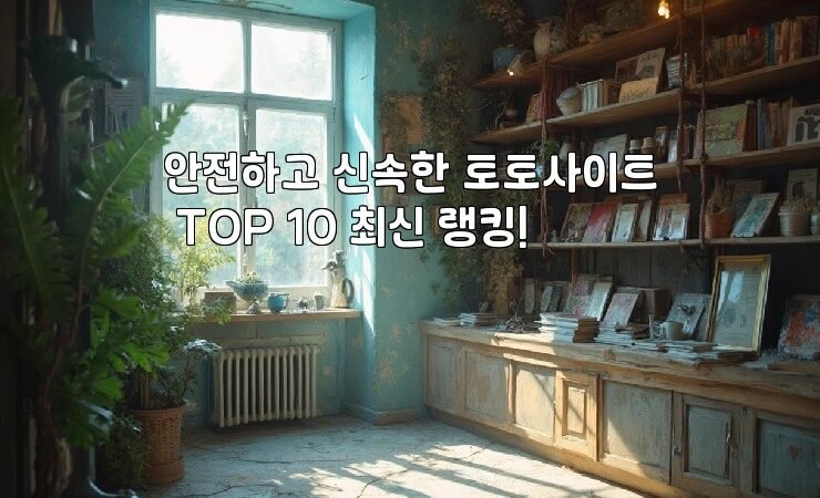 안전하고 신속한 토토사이트 TOP 10 최신 랭킹!