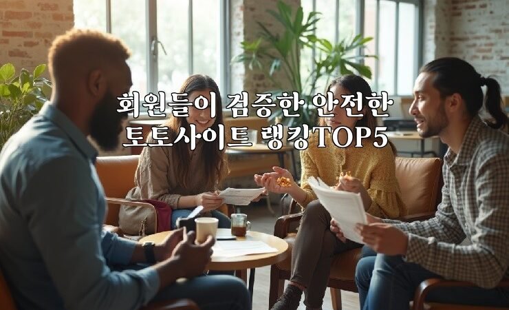 회원들이 검증한 안전한 토토사이트 랭킹TOP5