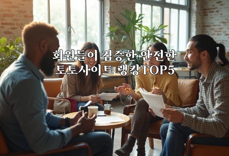 회원들이 검증한 안전한 토토사이트 랭킹TOP5