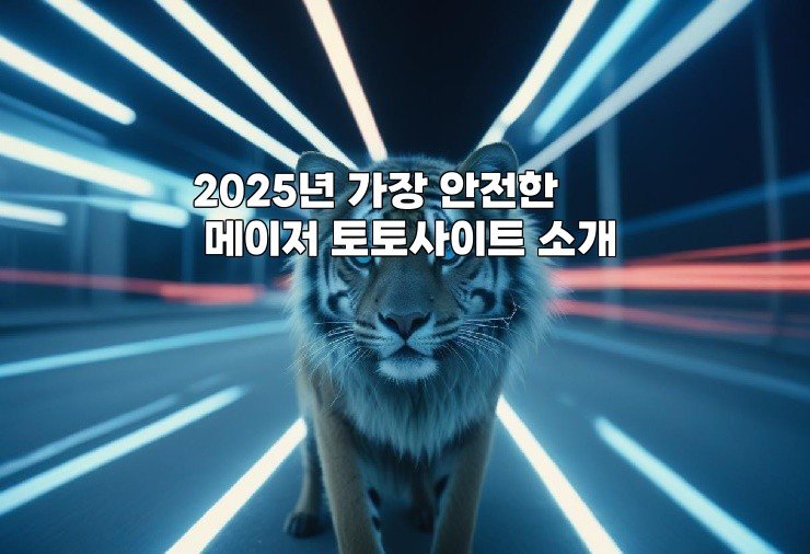 2025년 가장 안전한 메이저 토토사이트 소개