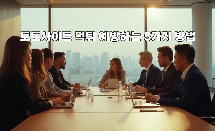 토토사이트 먹튀 예방하는 5가지 방법