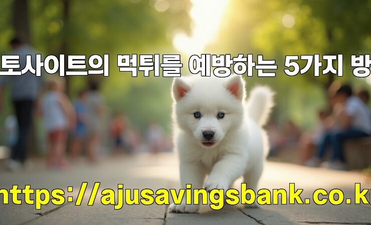 토토사이트의 먹튀를 예방하는 5가지 방법