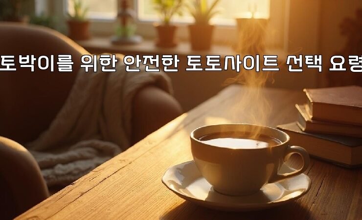 토박이를 위한 안전한 토토사이트 선택 요령