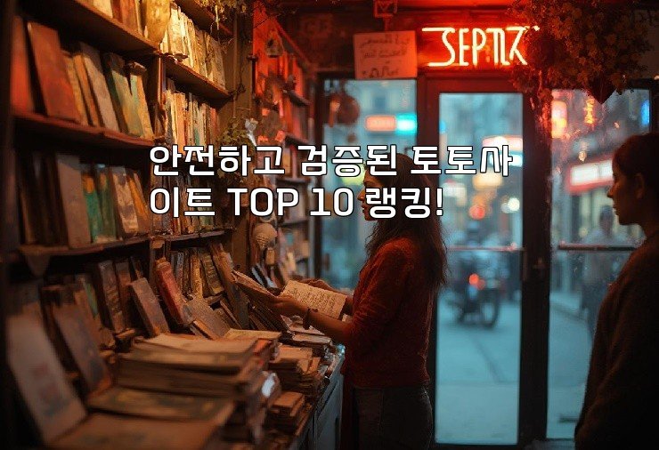 안전하고 검증된 토토사이트 TOP 10 랭킹!
