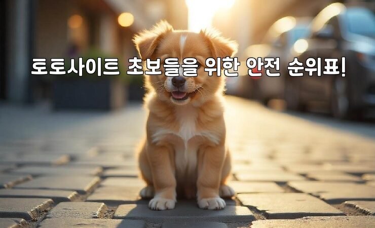 토토사이트 초보들을 위한 안전 순위표!