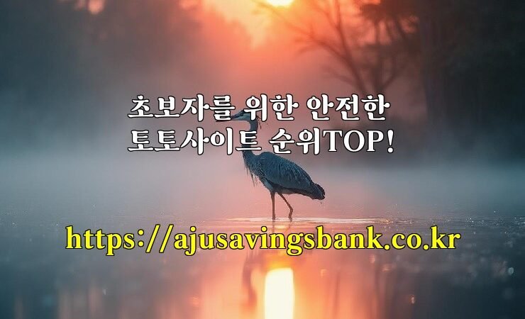 초보자를 위한 안전한 토토사이트 순위TOP!