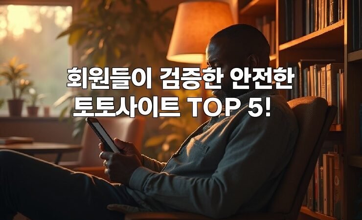 회원들이 검증한 안전한 토토사이트 TOP 5!