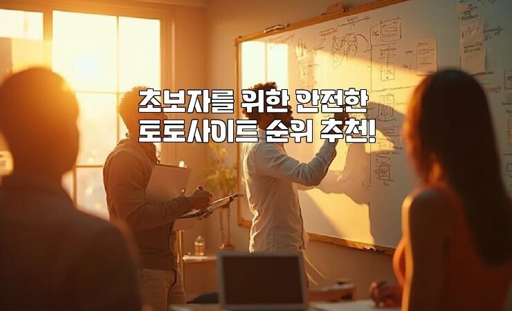 초보자를 위한 안전한 토토사이트 순위 추천!