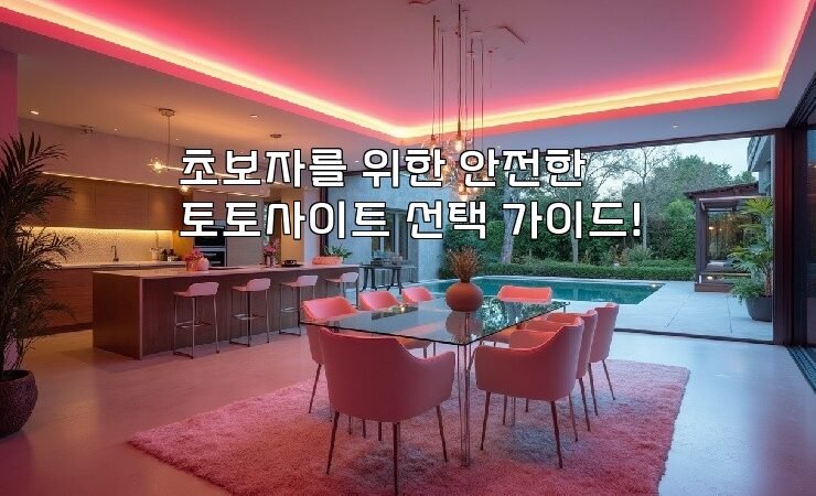 초보자를 위한 안전한 토토사이트 선택 가이드!