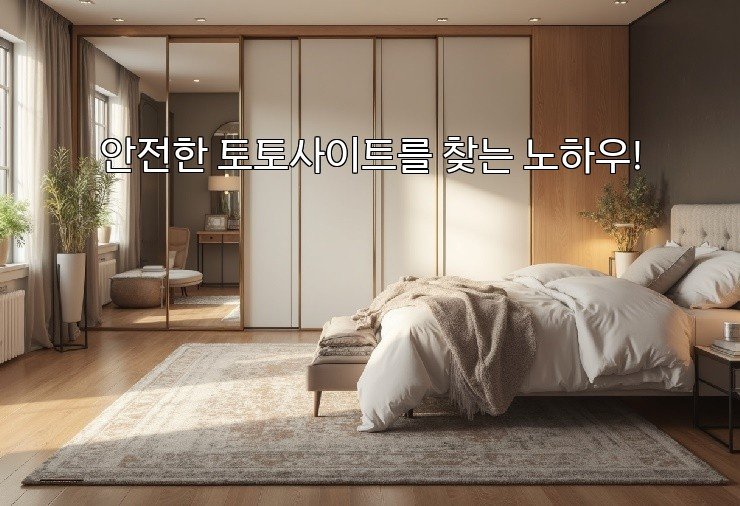 안전한 토토사이트를 찾는 노하우!