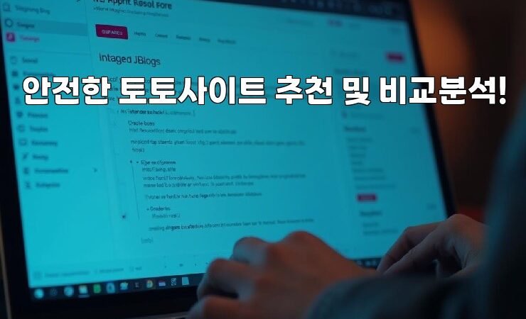 안전한 토토사이트 추천 및 비교분석!