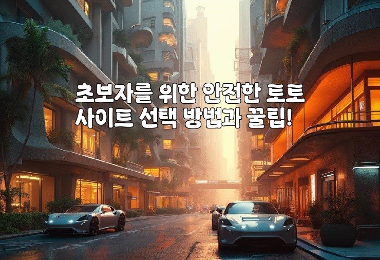 초보자를 위한 안전한 토토사이트 선택 방법과 꿀팁!