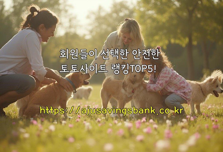 회원들이 선택한 안전한 토토사이트 랭킹TOP5!