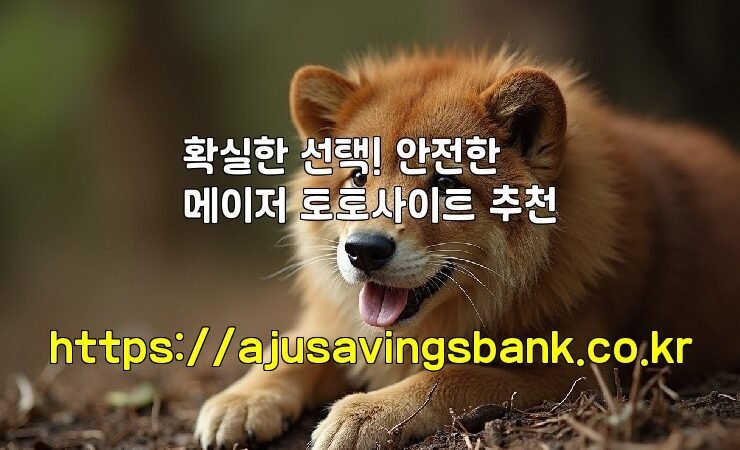 확실한 선택! 안전한 메이저 토토사이트 추천