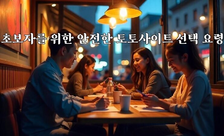 초보자를 위한 안전한 토토사이트 선택 요령